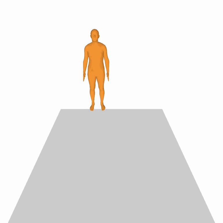 Walking forward